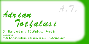adrian totfalusi business card