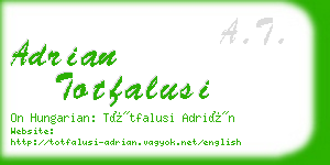 adrian totfalusi business card